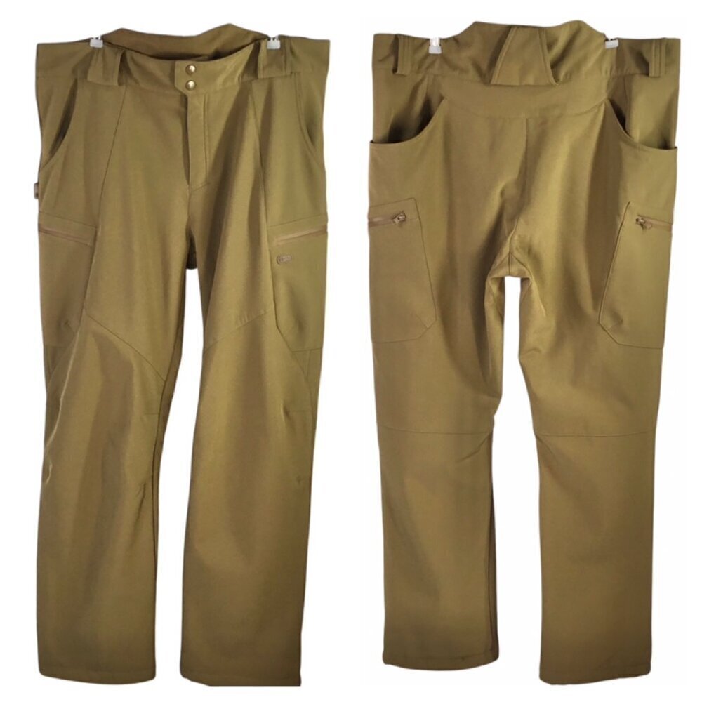 M-Tac Tactical Military Winter Soft Shell Insulated Fleece Lined Pants XXL Brown